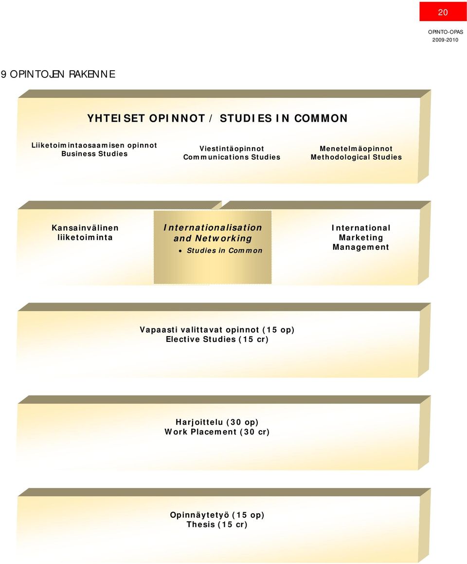 Internationalisation and Networking Studies in Common International Marketing Management Vapaasti valittavat