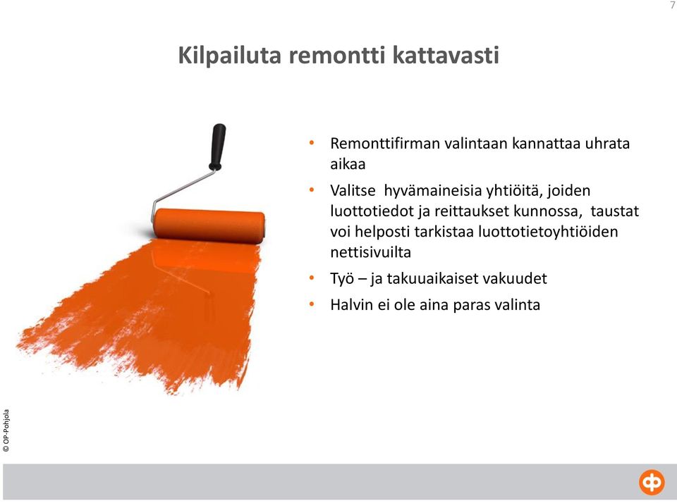 reittaukset kunnossa, taustat voi helposti tarkistaa