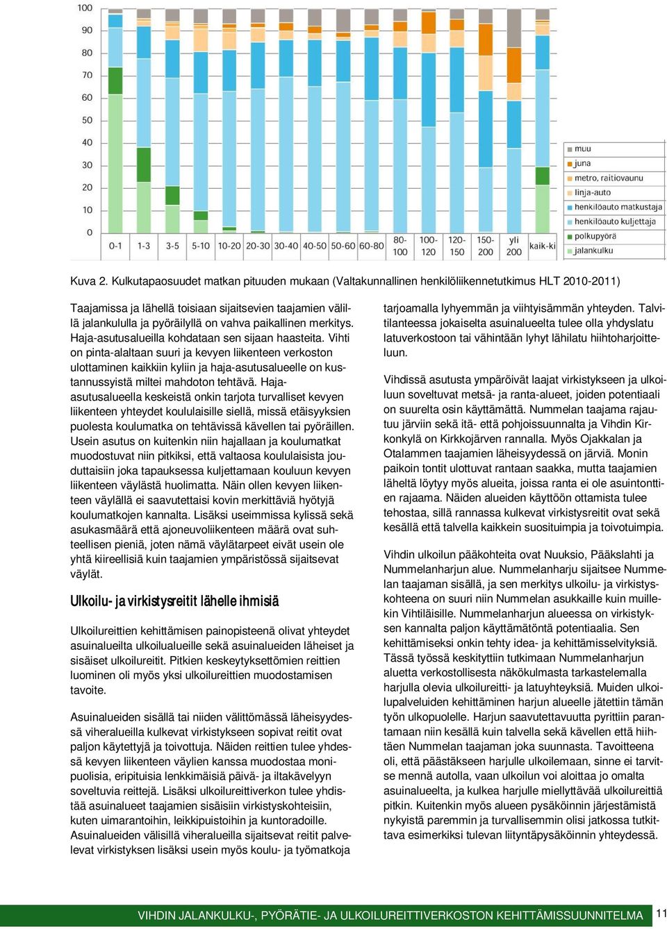 paikallinen merkitys. Haja-asutusalueilla kohdataan sen sijaan haasteita.