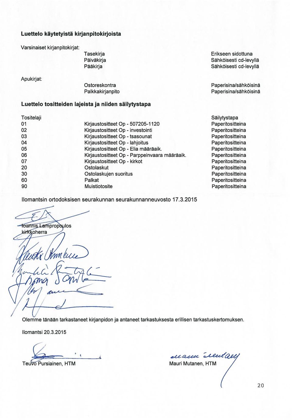 Kirjaustositteet Op - investointi Paperitositteina 03 Kirjaustositteet Op - tsasounat Paperitositteina 04 Kirjaustositteet Op - lahjoitus Paperitositteina 05 Kirjaustositteet Op - Elia mäaraaik.