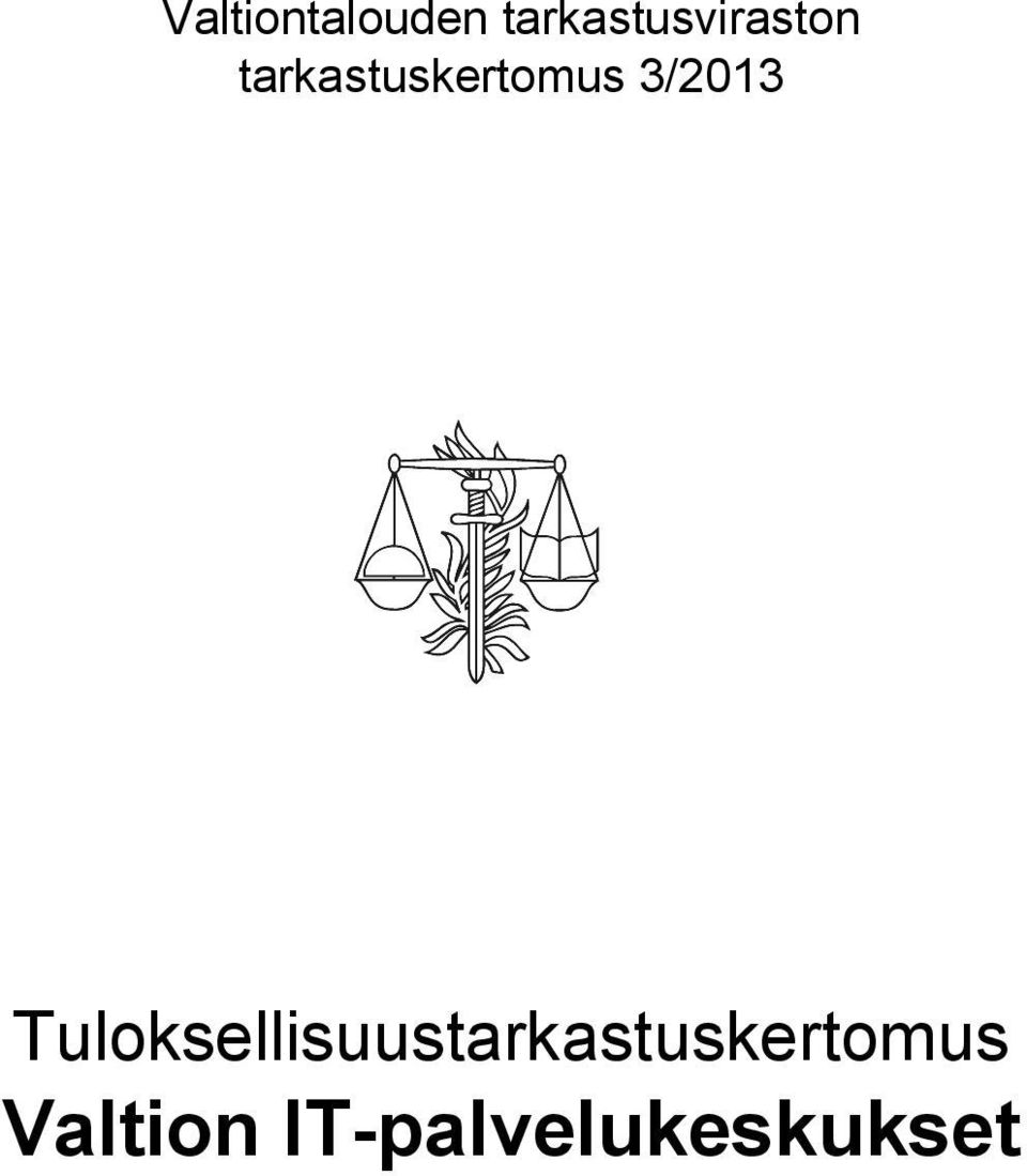 tarkastuskertomus 3/2013