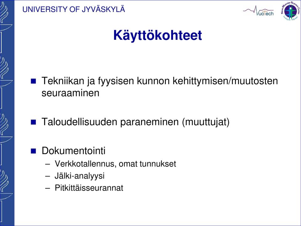 Taloudellisuuden paraneminen (muuttujat)