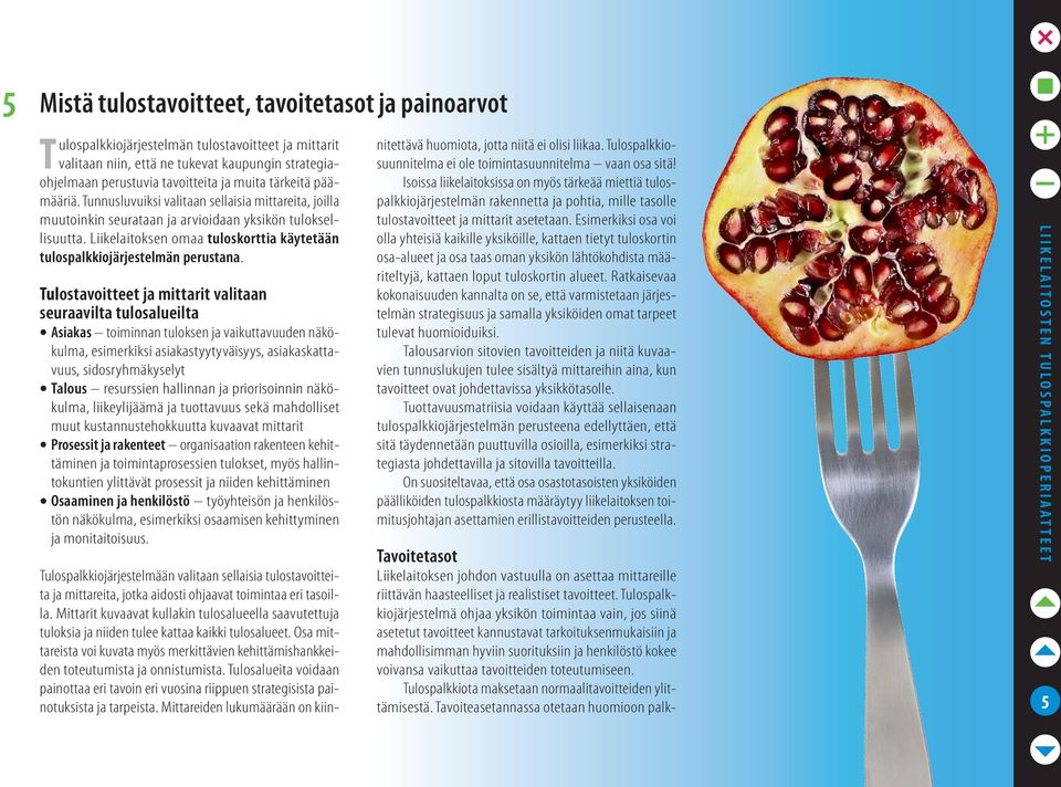 Liikelaitoksen omaa tuloskorttia käytetään tulospalkkiojärjestelmän perustana.