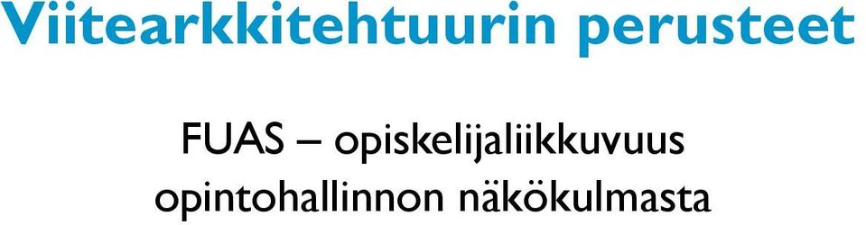 opiskelijaliikkuvuus