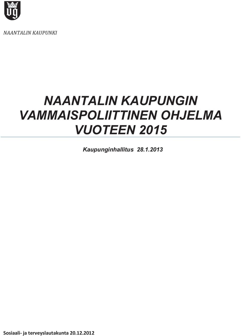 VUOTEEN 2015