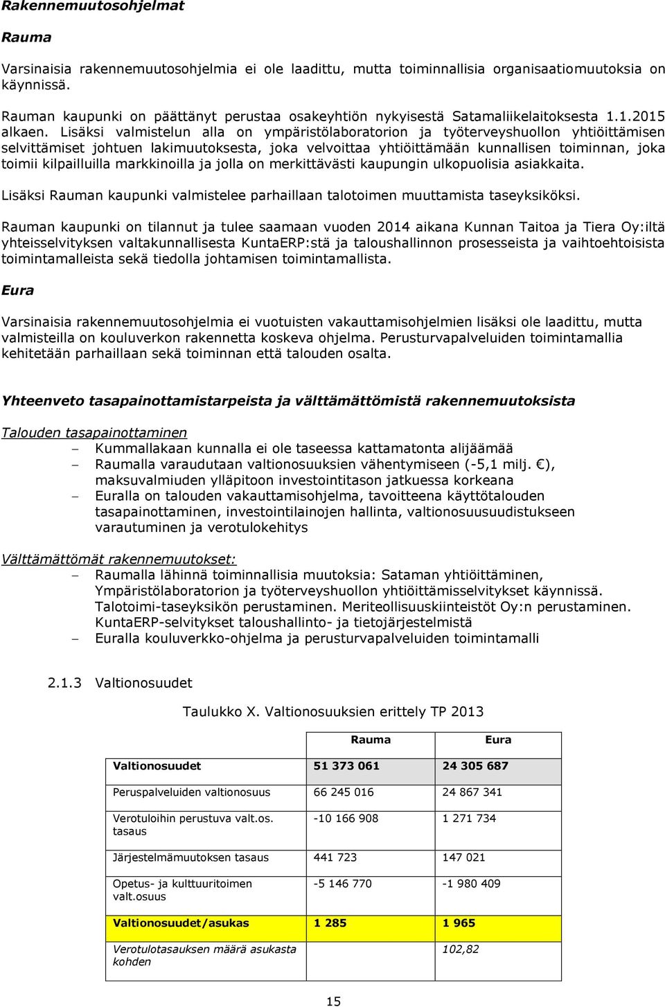 Lisäksi valmistelun alla on ympäristölaboratorion ja työterveyshuollon yhtiöittämisen selvittämiset johtuen lakimuutoksesta, joka velvoittaa yhtiöittämään kunnallisen toiminnan, joka toimii