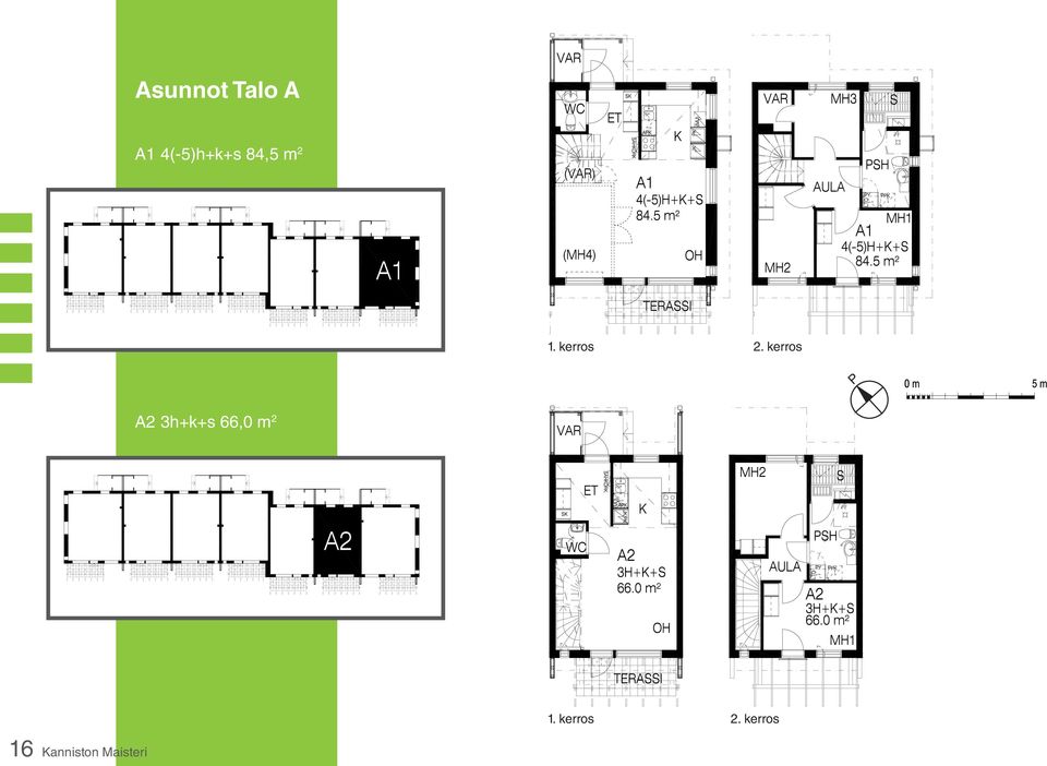 kerros P A2 3h+k+s 66,0 m 2 1.