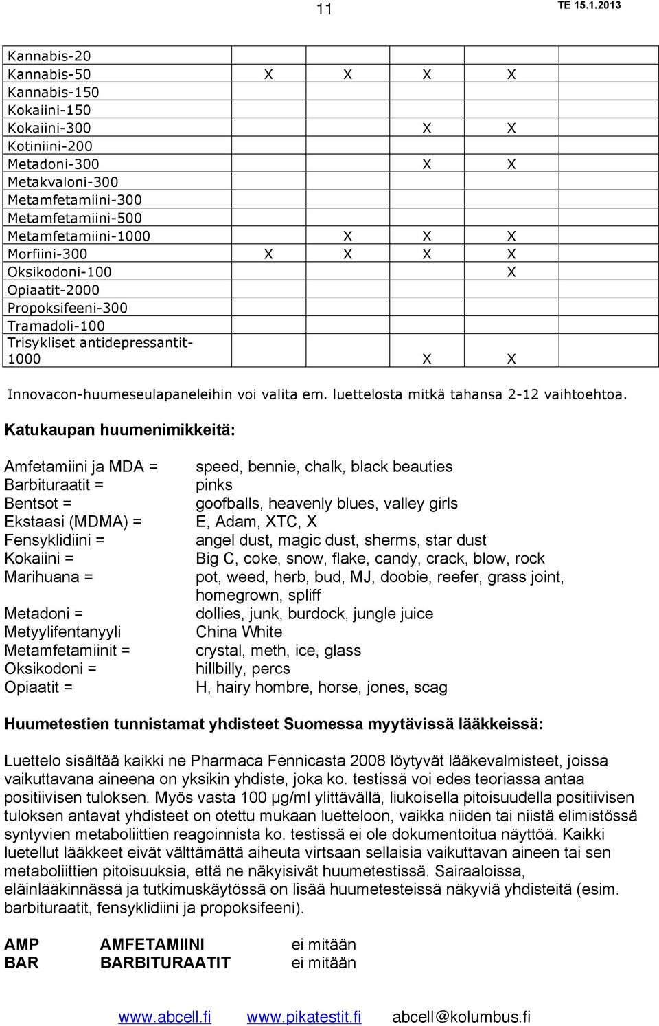 luettelosta mitkä tahansa 2-12 vaihtoehtoa.