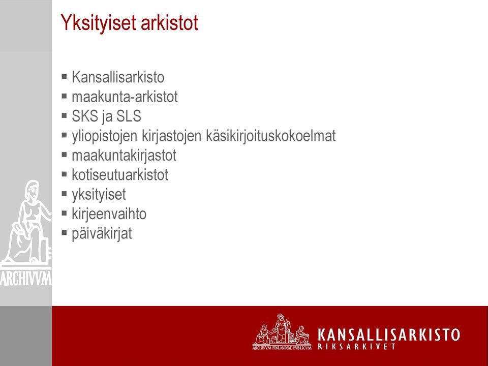 kirjastojen käsikirjoituskokoelmat