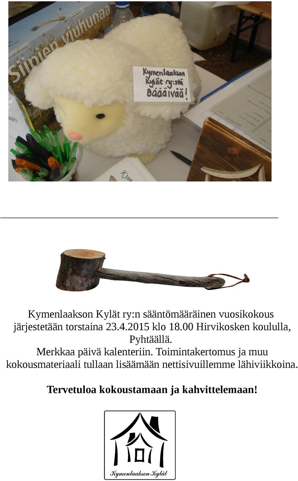 Merkkaa päivä kalenteriin.
