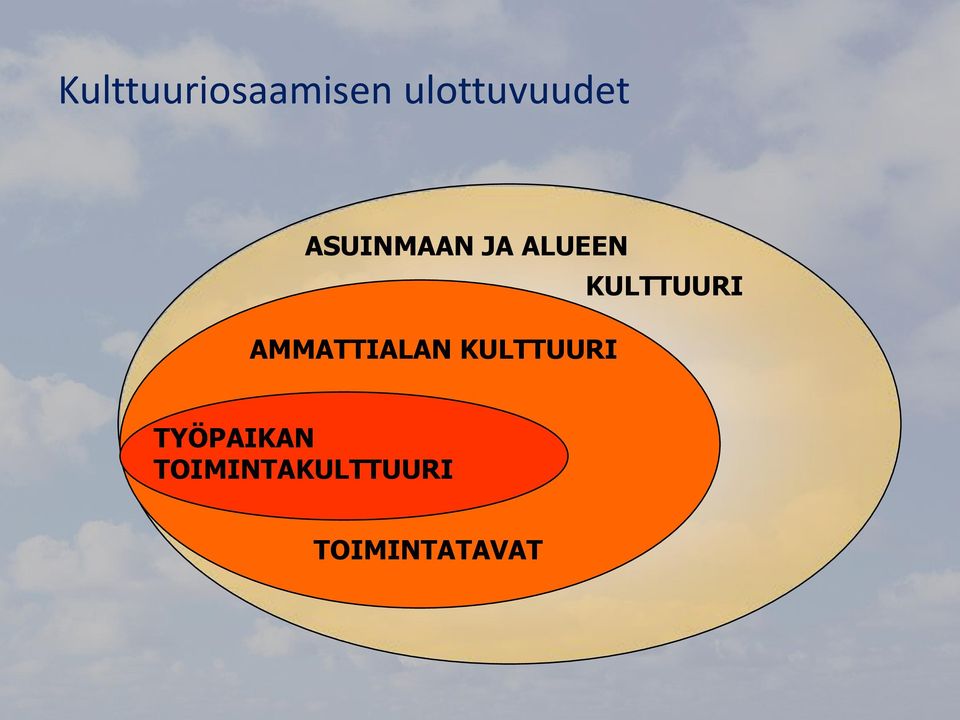 KULTTUURI KULTTUURI TYÖPAIKAN