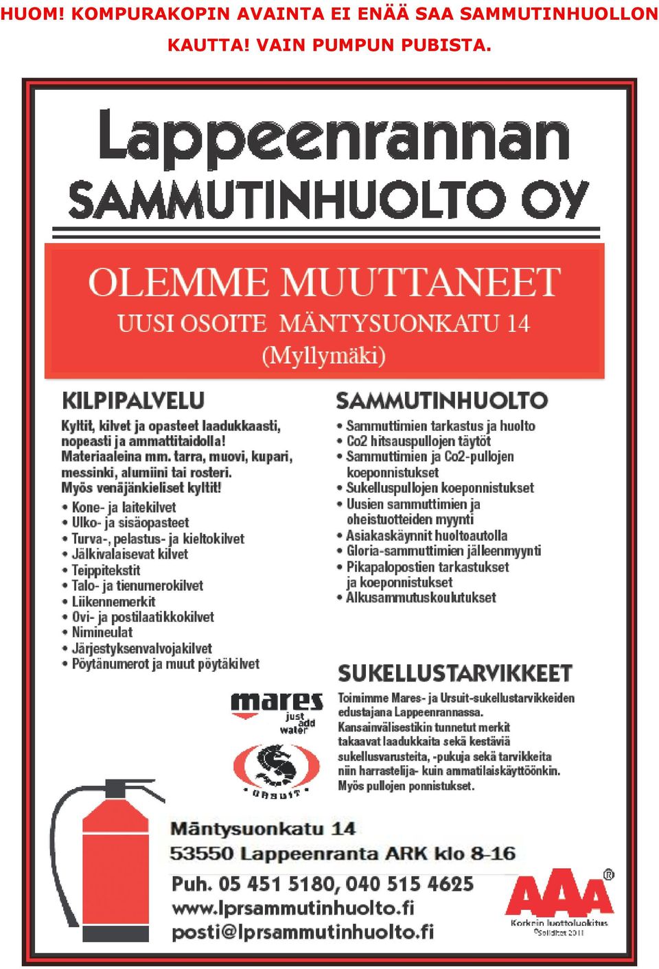 SAMMUTINHUOLLON