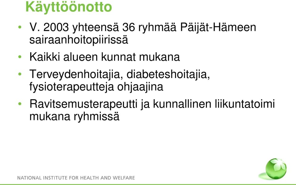 Kaikki alueen kunnat mukana Terveydenhoitajia,