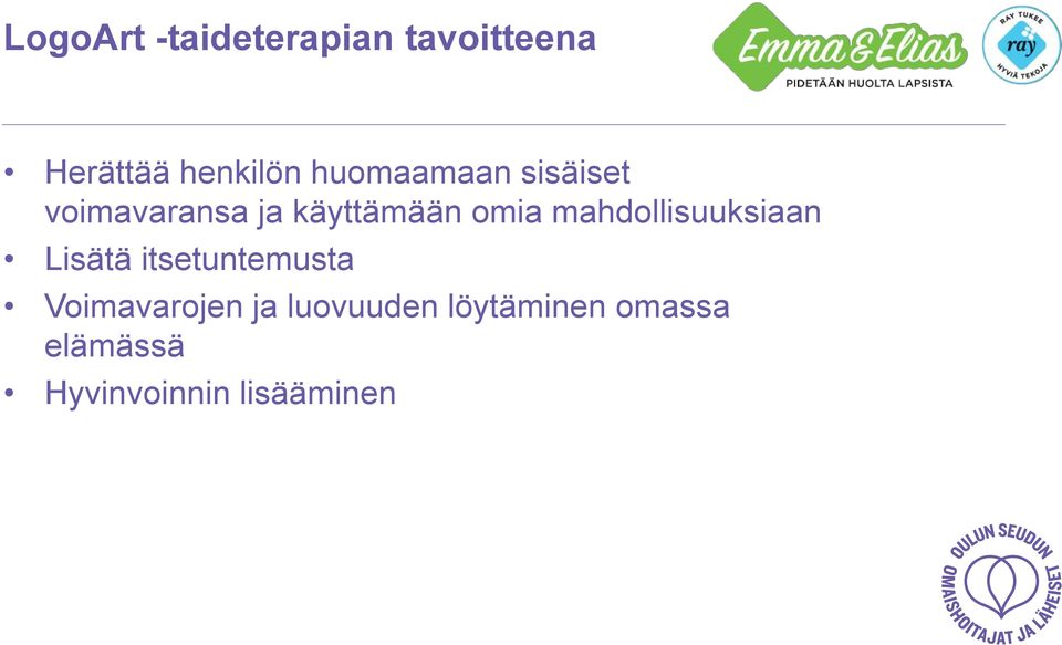mahdollisuuksiaan Lisätä itsetuntemusta Voimavarojen ja