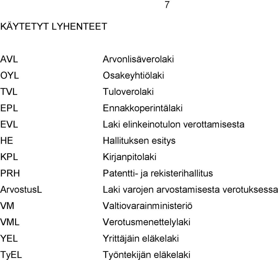 verottamisesta Hallituksen esitys Kirjanpitolaki Patentti- ja rekisterihallitus Laki varojen