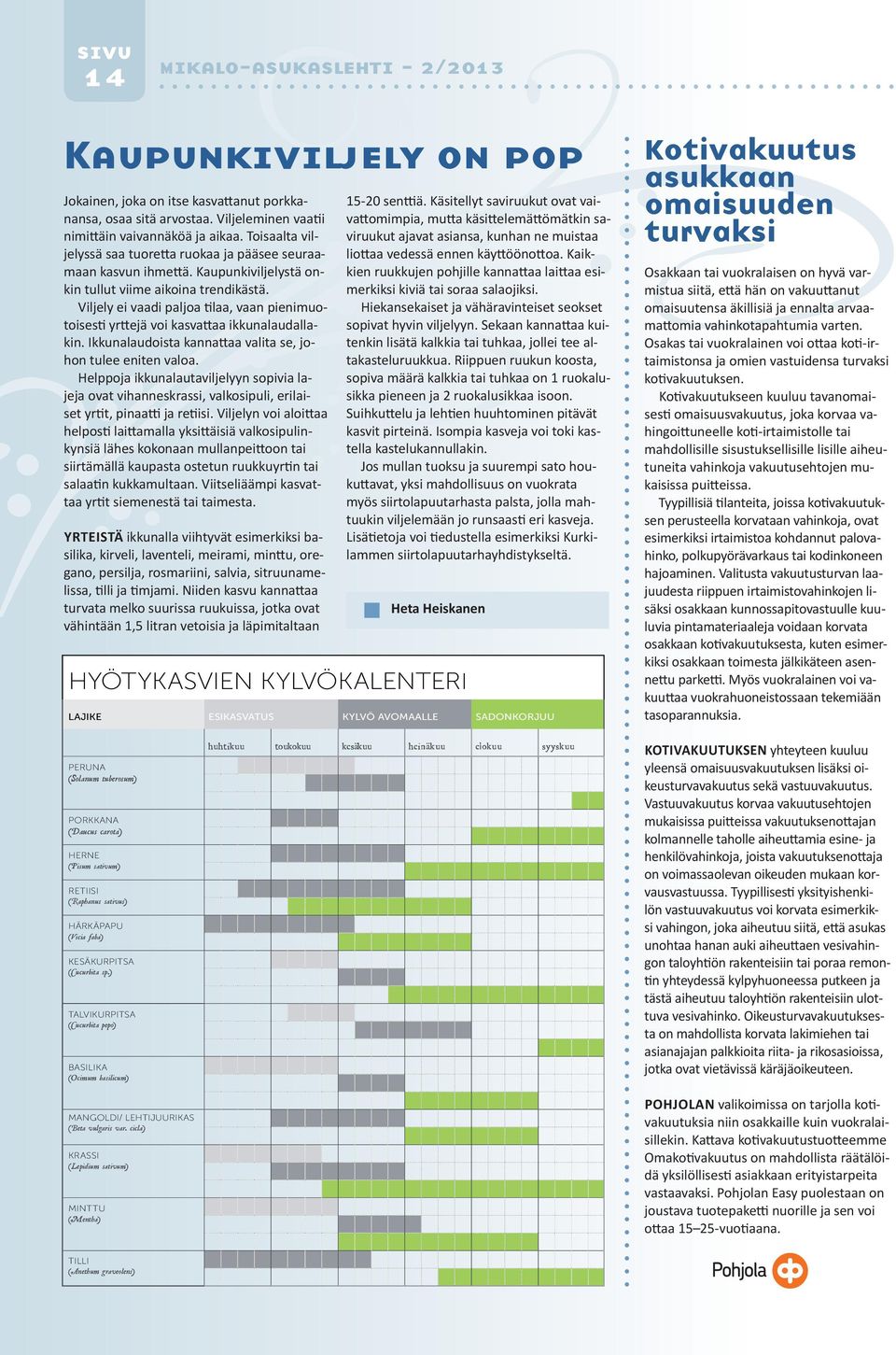 kotivakuutuksestamme helppotajuisen kokonaisuuden.