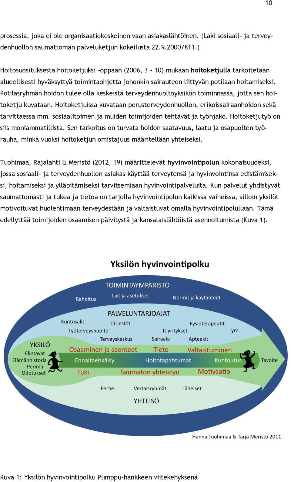 Potilasryhmän hoidon tulee olla keskeistä terveydenhuoltoyksikön toiminnassa, jotta sen hoitoketju kuvataan. Hoitoketjuissa kuvataan perusterveydenhuollon, erikoissairaanhoidon sekä tarvittaessa mm.