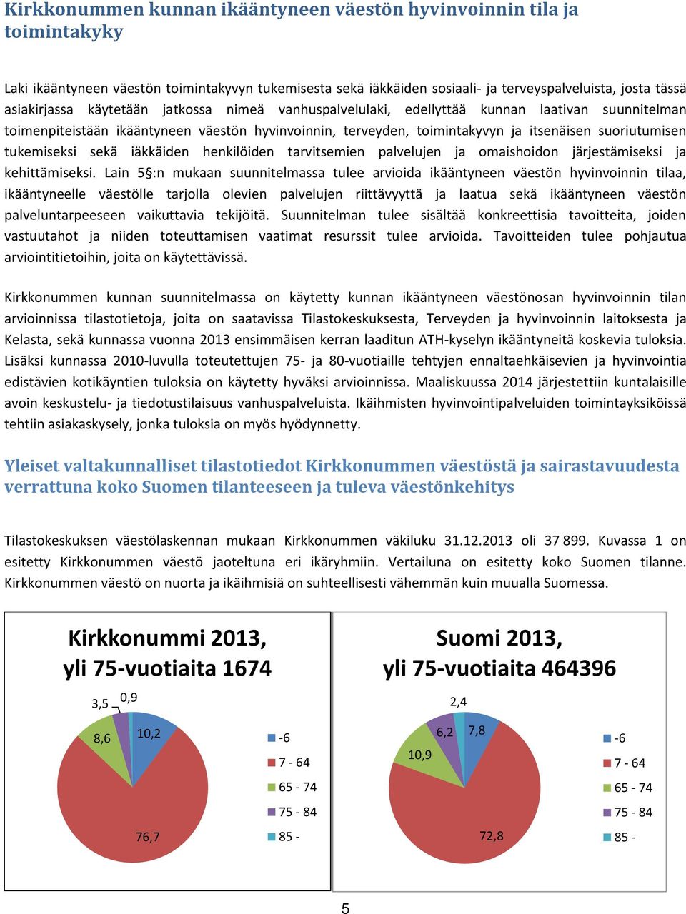 sekä iäkkäiden henkilöiden tarvitsemien palvelujen ja omaishoidon järjestämiseksi ja kehittämiseksi.