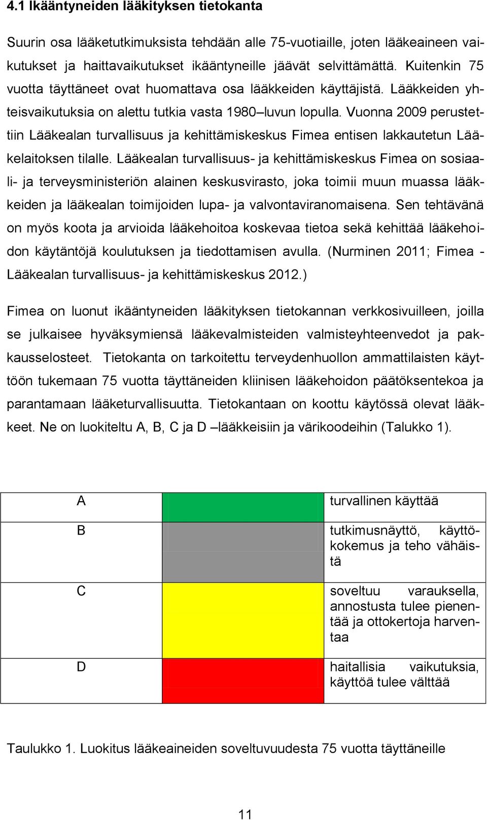 Vuonna 2009 perustettiin Lääkealan turvallisuus ja kehittämiskeskus Fimea entisen lakkautetun Lääkelaitoksen tilalle.