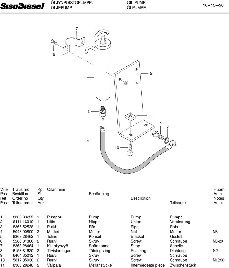 Screw Schraube Mx0 Kiinnitysvyö Spännband Strap Schelle 0 Tiivisterengas Tätningsring Seal ring Dichtring S 0 0