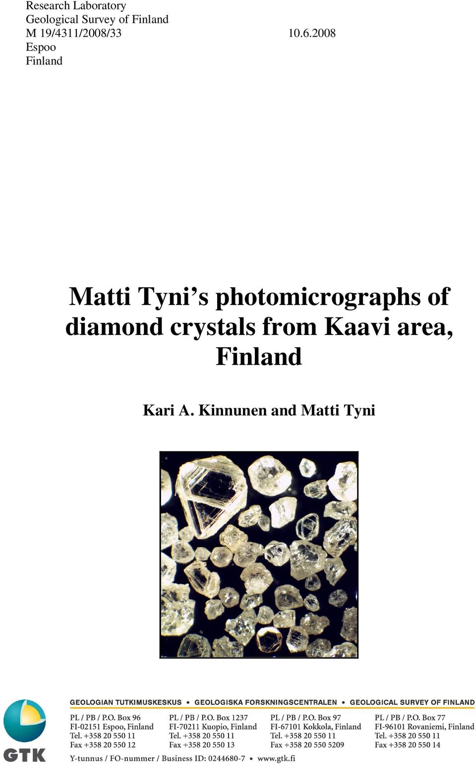 2008 Espoo Finland Matti Tyni s photomicrographs