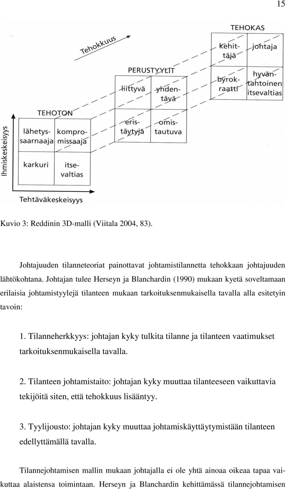 Tilanneherkkyys: johtajan kyky tulkita tilanne ja tilanteen vaatimukset tarkoituksenmukaisella tavalla. 2.