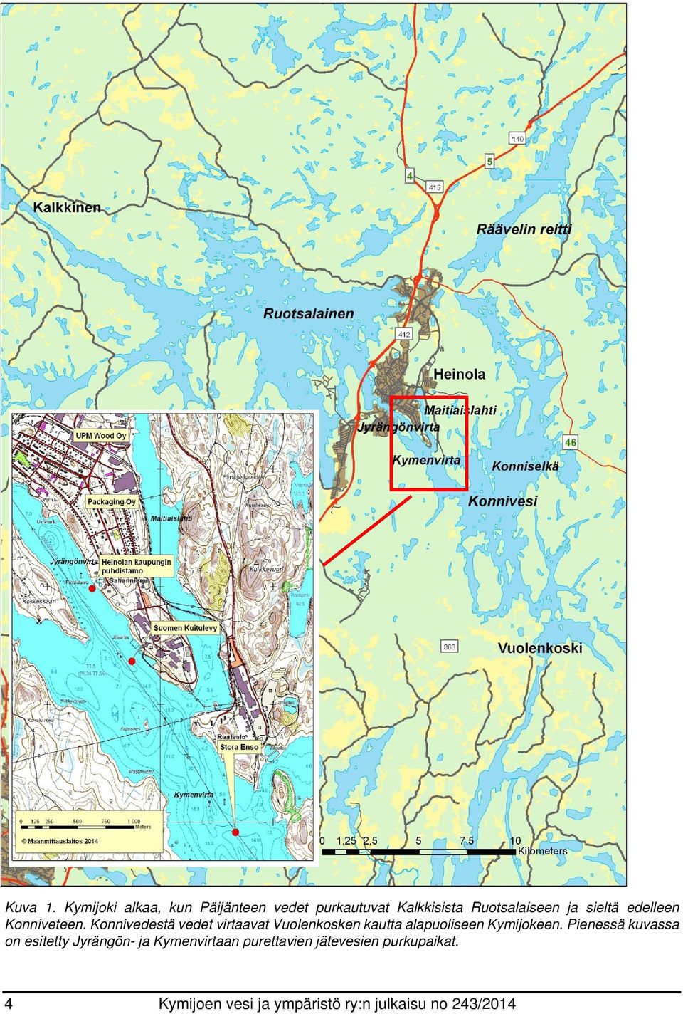 sieltä edelleen Konniveteen.