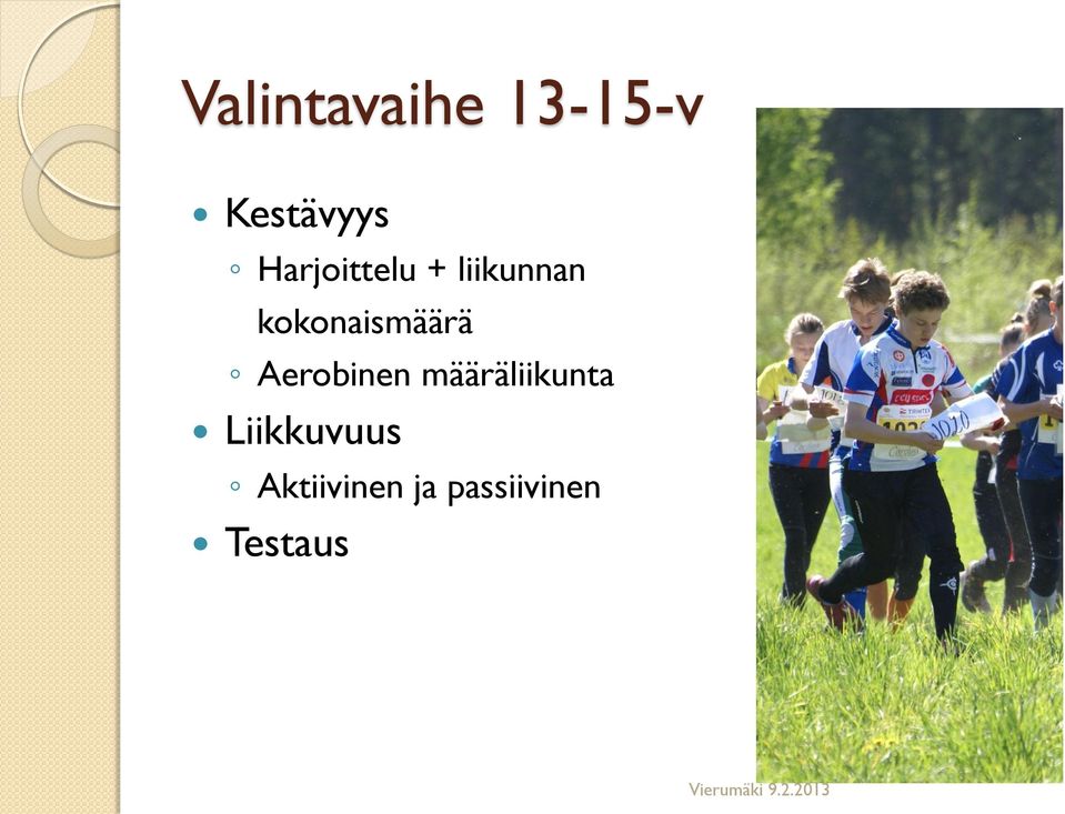 kokonaismäärä Aerobinen