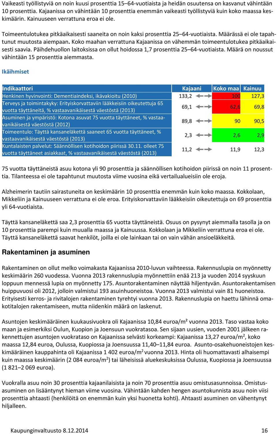 Toimeentulotukea pitkäaikaisesti saaneita on noin kaksi prosenttia 25 64 vuotiaista. Määrässä ei ole tapahtunut muutosta aiempaan.