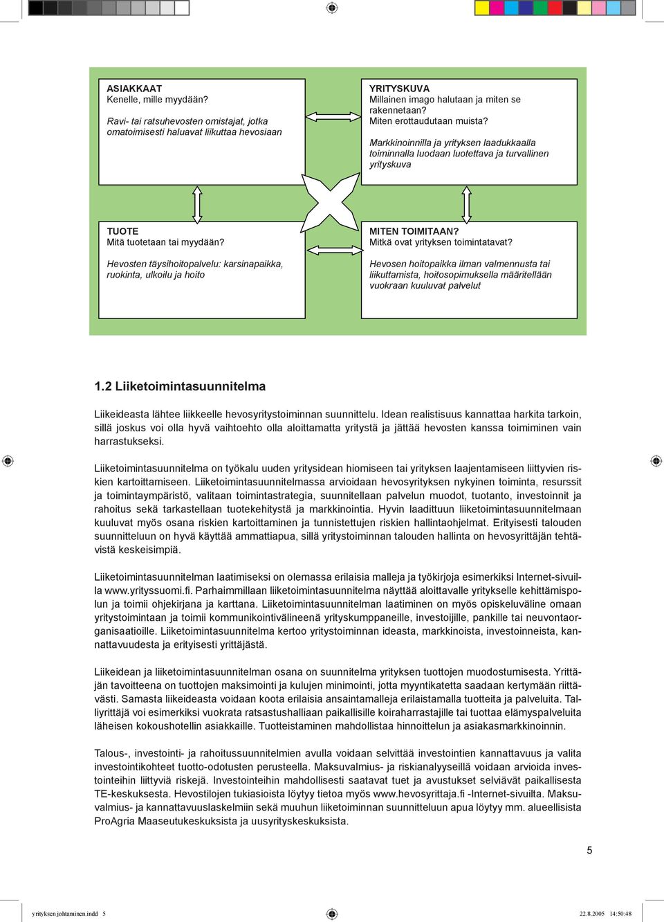 Hevosten täysihoitopalvelu: karsinapaikka, ruokinta, ulkoilu ja hoito MITEN TOIMITAAN? Mitkä ovat yrityksen toimintatavat?