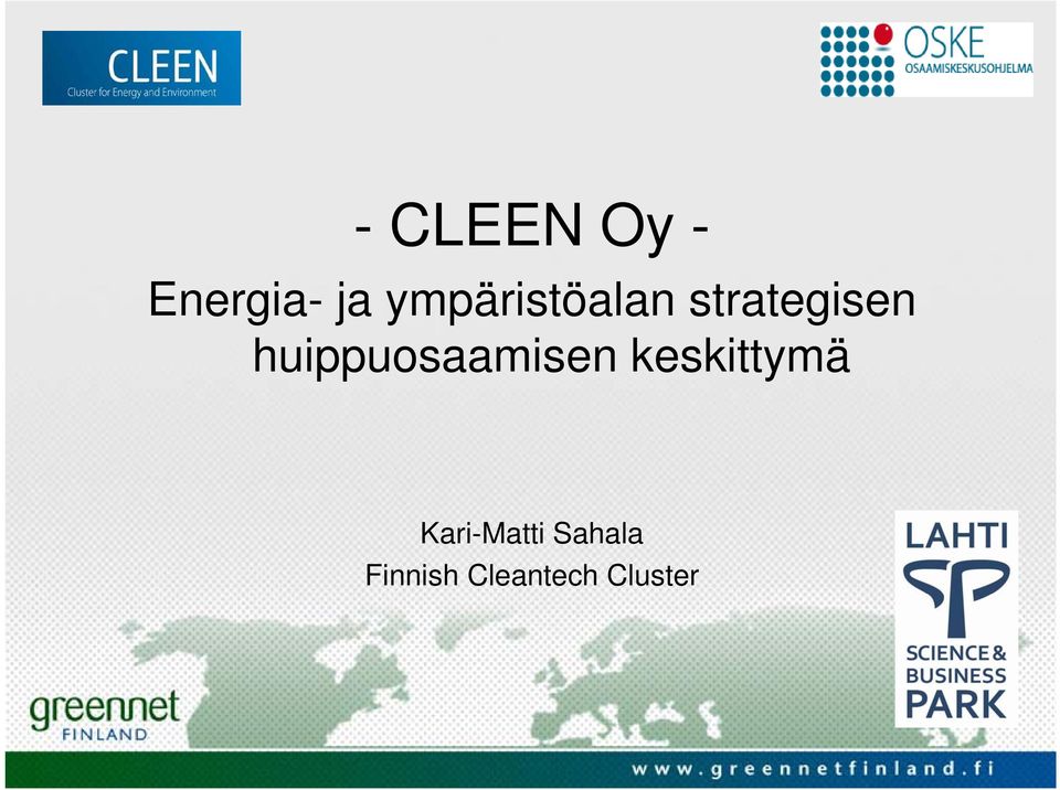 huippuosaamisen keskittymä