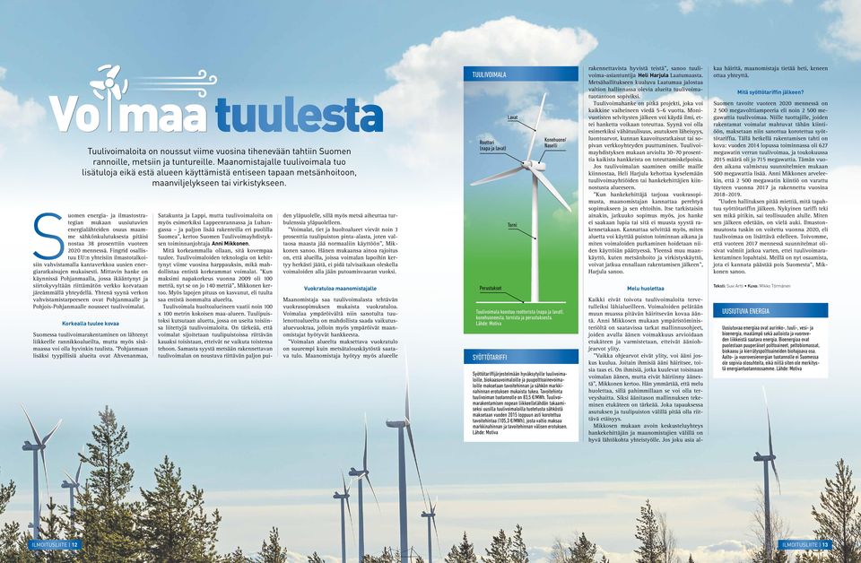Suomen energia- ja ilmastostrategian mukaan uusiutuvien energialähteiden osuus maamme sähkönkulutuksesta pitäisi nostaa 38 prosenttiin vuoteen 2020 mennessä.