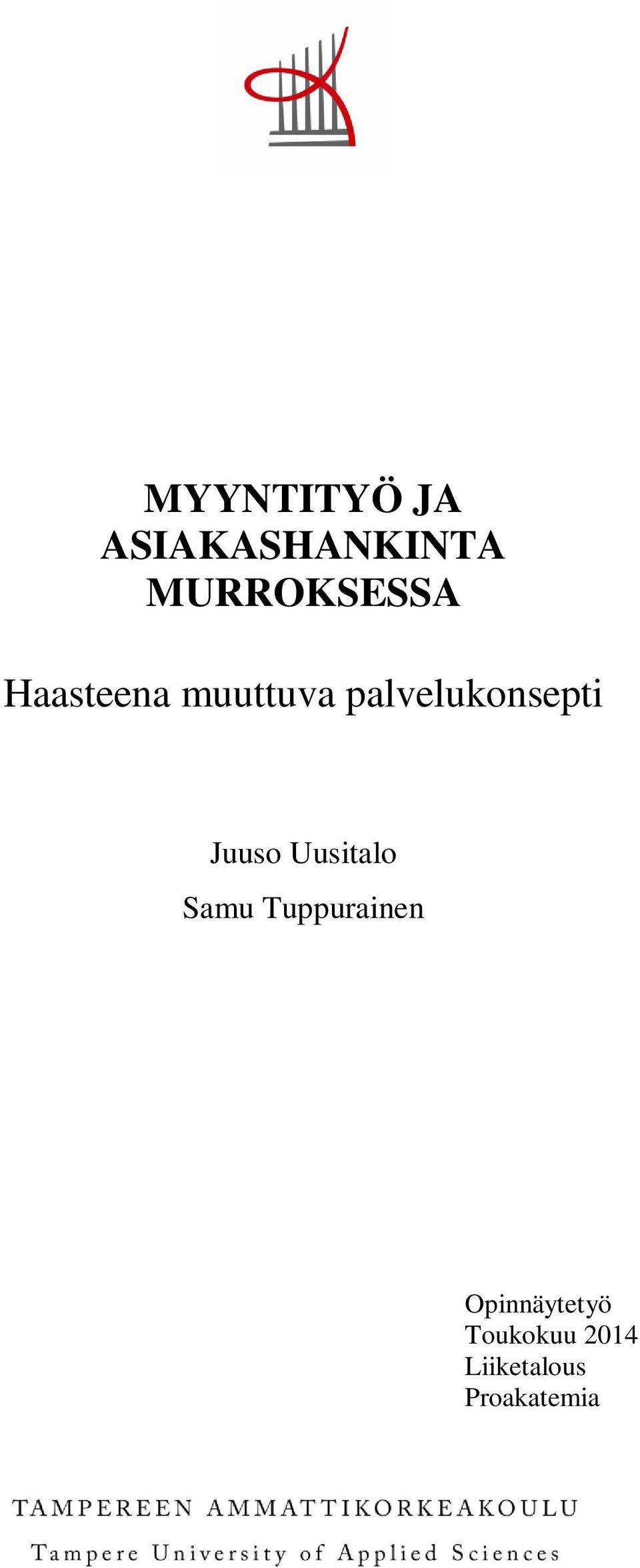 palvelukonsepti Juuso Uusitalo Samu