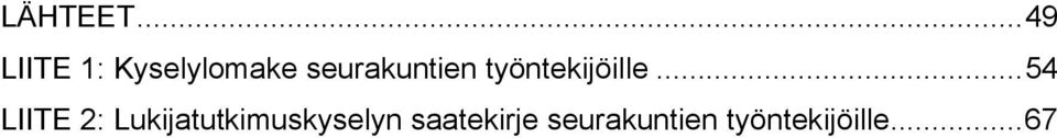 seurakuntien työntekijöille.