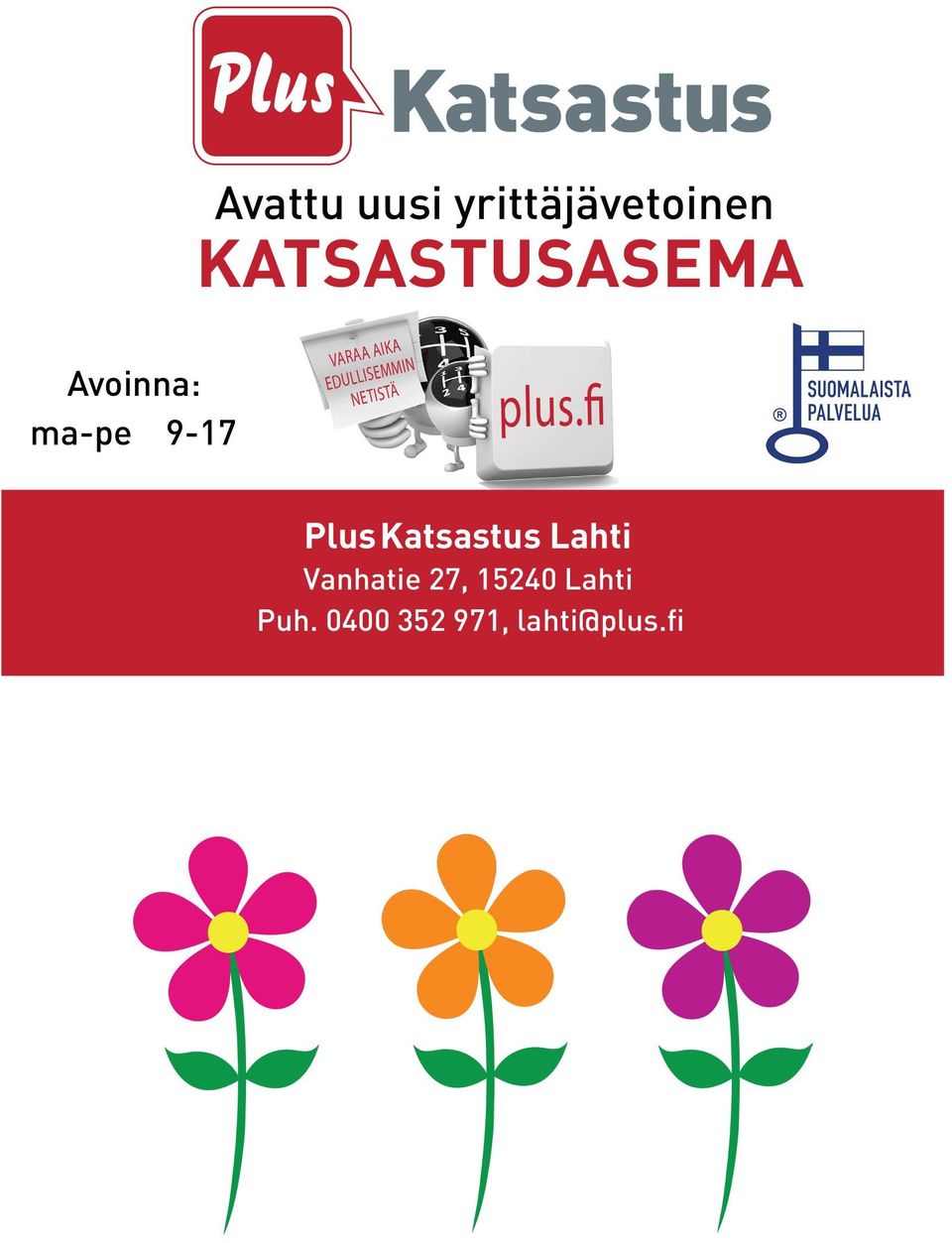 Plus Katsastus Lahti Vanhatie 27,