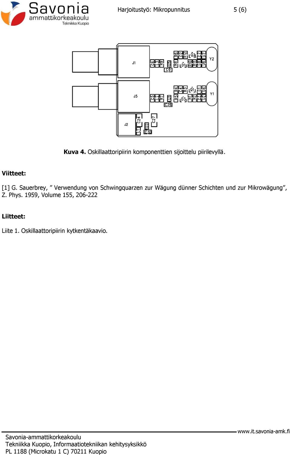 Sauerbrey, Verwendung von Schwingquarzen zur Wägung dünner Schichten und