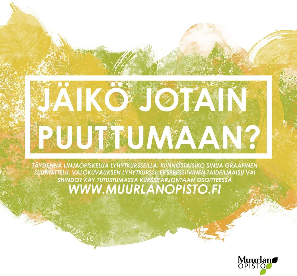 VALOKUVAUKSEN LYHYTKURSSI, EKSPRESSIIVINEN