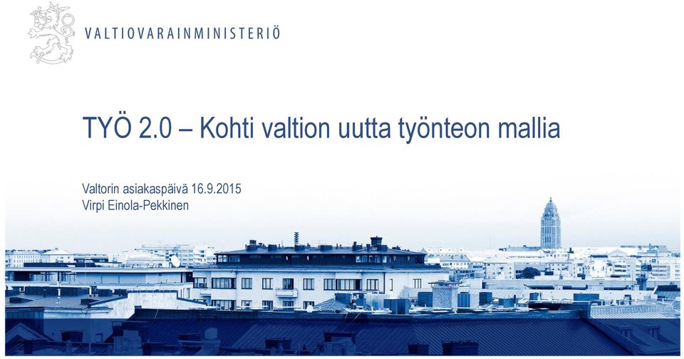työnteon mallia Valtorin