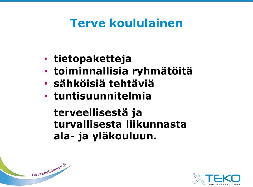 tehtäviä tuntisuunnitelmia