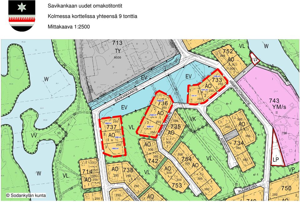 1329 m² 1341 m² Ζ 1341 m² 1546 m² 1500 m² ) 1620 m²