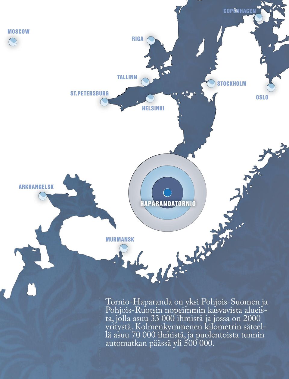 Tornio-Haparanda on yksi Pohjois-Suomen ja Pohjois-Ruotsin nopeimmin kasvavista alueista,