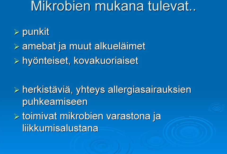 kovakuoriaiset herkistäviä, yhteys