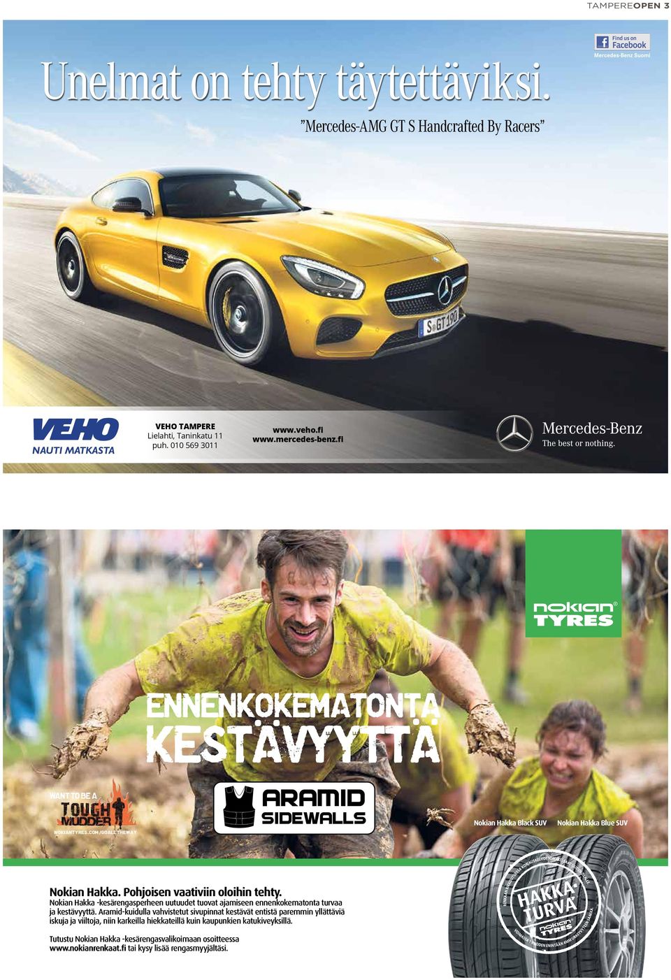 Nokian Hakka -kesärengasperheen uutuudet tuovat ajamiseen ennenkokematonta turvaa ja kestävyyttä.