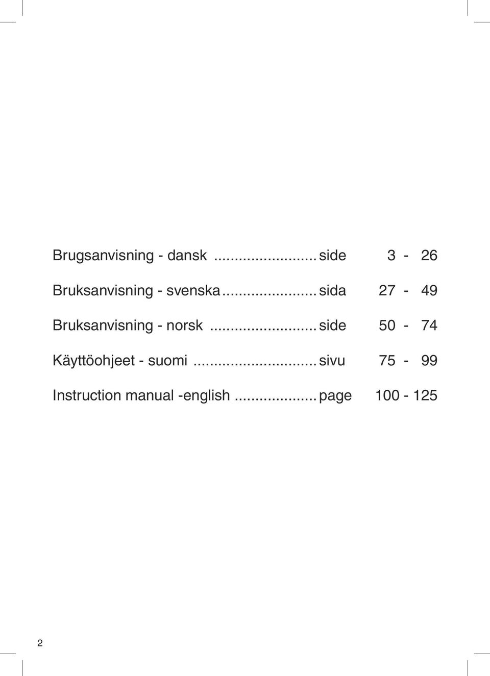 .. sida 27-49 Bruksanvisning - norsk.