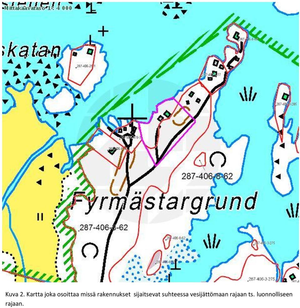 rakennukset sijaitsevat