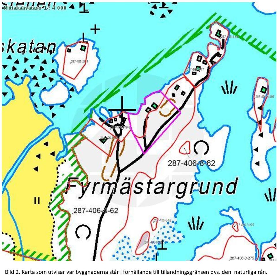byggnaderna står i