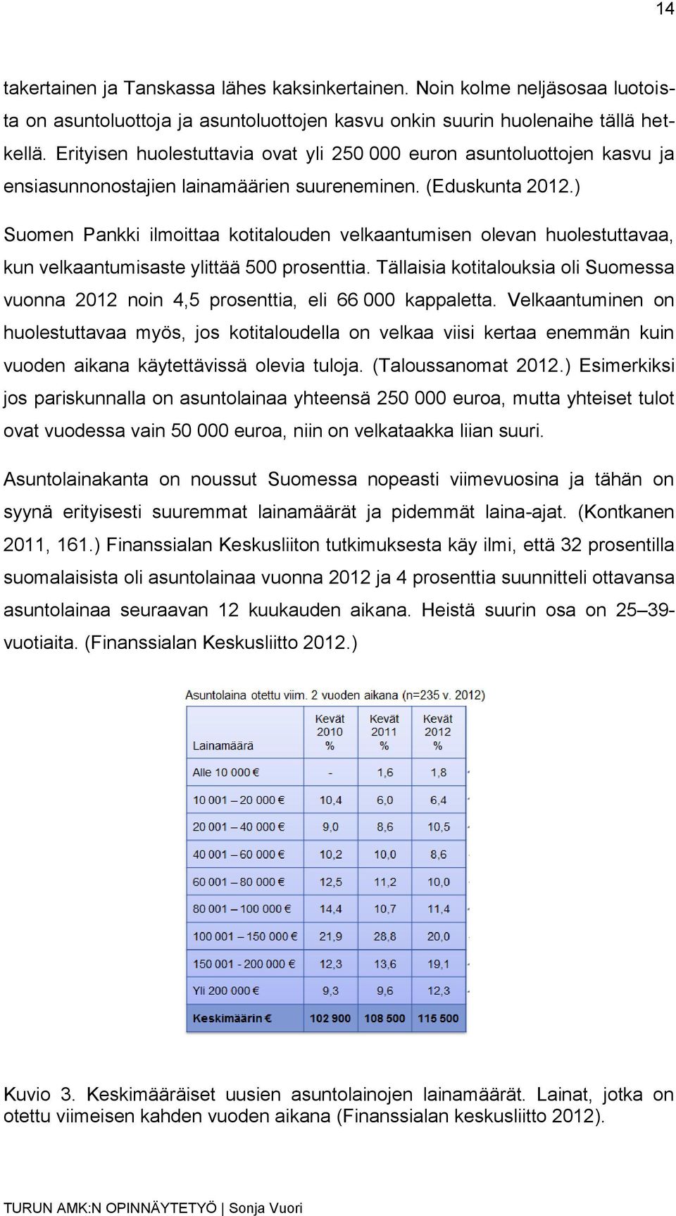 ) Suomen Pankki ilmoittaa kotitalouden velkaantumisen olevan huolestuttavaa, kun velkaantumisaste ylittää 500 prosenttia.