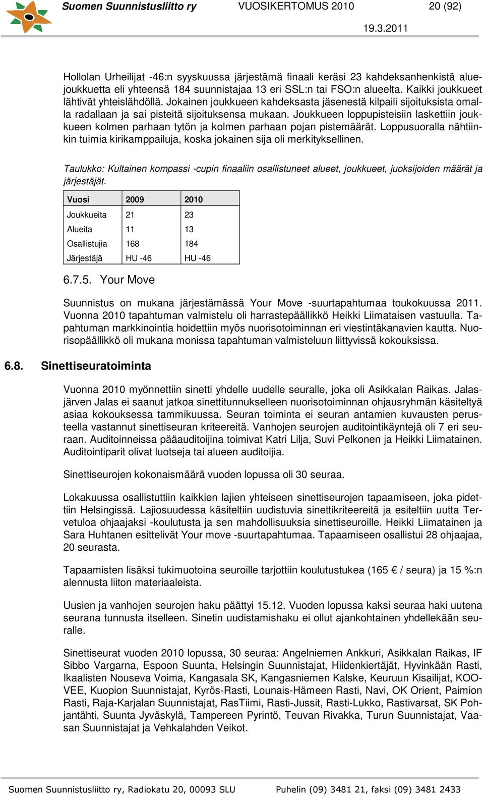 Joukkueen loppupisteisiin laskettiin joukkueen kolmen parhaan tytön ja kolmen parhaan pojan pistemäärät. Loppusuoralla nähtiinkin tuimia kirikamppailuja, koska jokainen sija oli merkityksellinen.