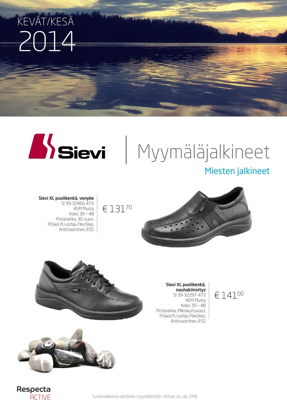 Antistaattinen, ESD 131 70 Sievi XL puolikenkä, nauhakiinnitys SI 39-32297-473 45M