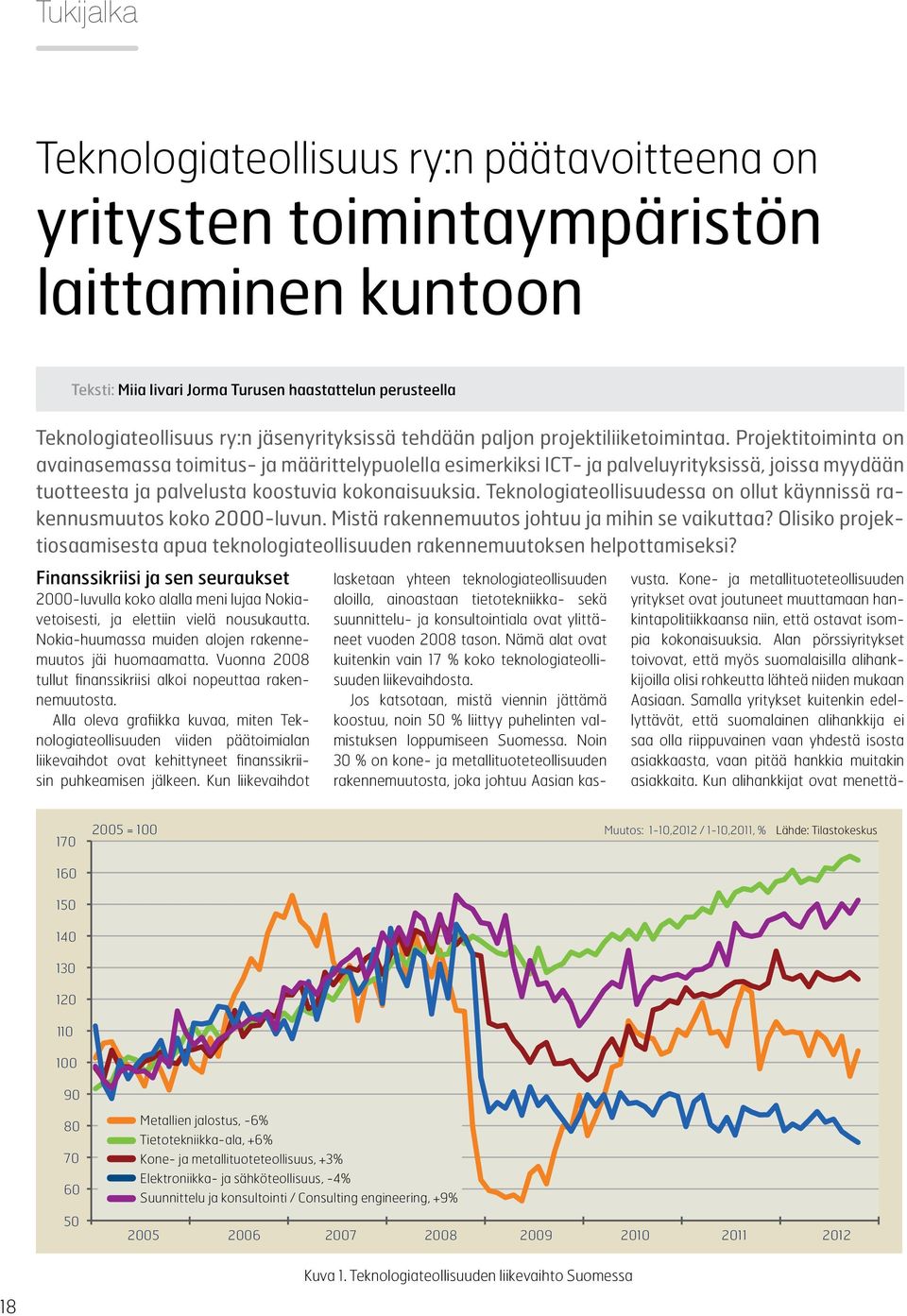 Projektitoiminta on avainasemassa toimitus- ja määrittelypuolella esimerkiksi ICT- ja palveluyrityksissä, joissa myydään tuotteesta ja palvelusta koostuvia kokonaisuuksia.